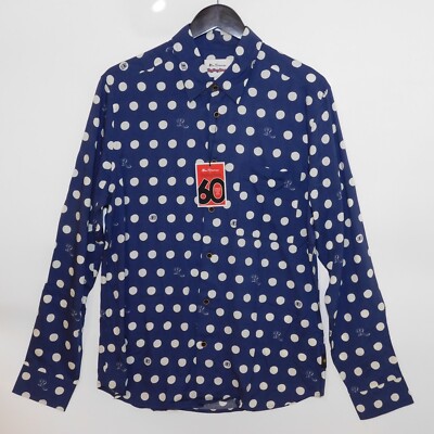 NWT Ben Sherman Rolling Stone 60th Anniversary Button Up Long Sleeve Shirt M