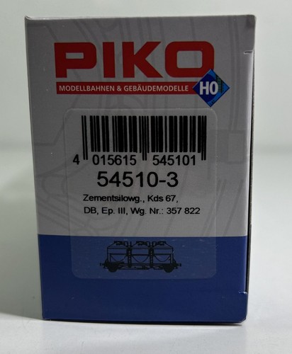 PIKO H0 54510-3 Zementsilowagen DB Ep.III NEU & OVP - Picture 6 of 6
