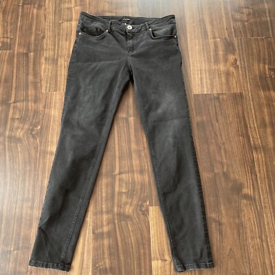 Massimo Dutti Jeans Hose, Schwarz Gr.  42 USA 10 Skinny Fit