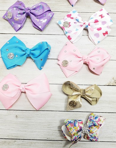 Girls Hair Bows Clip JoJo Siwa Bow Collection Small Girl Accessories Multicolor - Picture 4 of 5