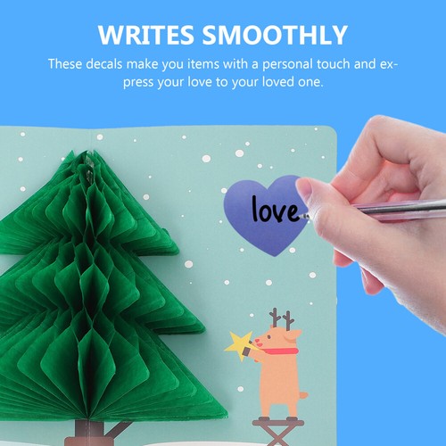 5 Pieces Sticker Valentine Tag Stickers Envelope Heart - Picture 12 of 12