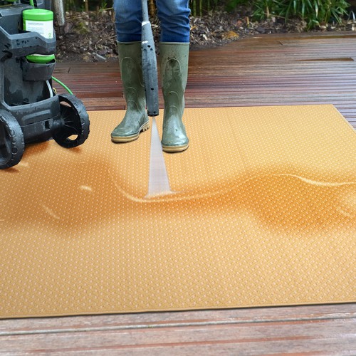 Picnic Mat, Camping Rug, RV Rughop Outdoor Carpet Modern Solid Reversible - Picture 10 of 11
