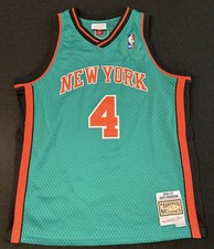 NATE ROBINSON NEW YORK KNICKS MITCHELL & NESS 2006-07 GREEN JERSEY BOYS XL 18-20
