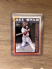 2025 Topps Series 2 Barry Larkin 1990 All Stars /5 Red Auto Cincinnati Reds HOF