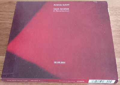 Andras Schiff - Leos Janacek : A Recollection - CD - 2001 - EMC - Manfred Eicher