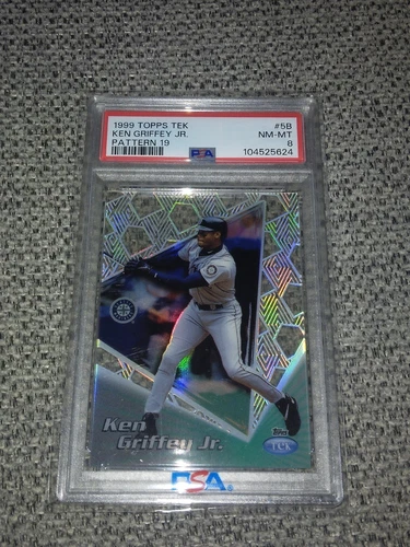 Ken Griffey Jr. Psa 8 1999 Topps Tek Pattern #5B 19 Acetate Refractor