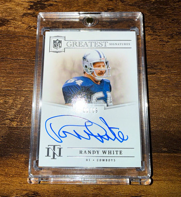 Panini National Treasures 2024 Randy White  Greatest Signatures Auto #/99