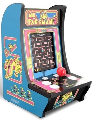 Arcade1UP Ms. Pacman Countercade 5-in-1 Retro Arcade Game Machine