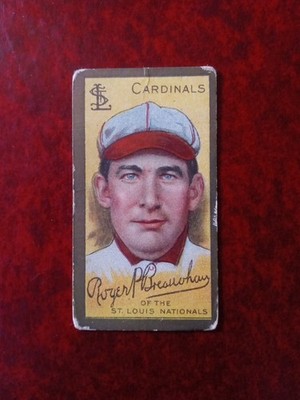 1911 T205 Roger Bresnahan Factory 25 Blue Piedmont Cardinals