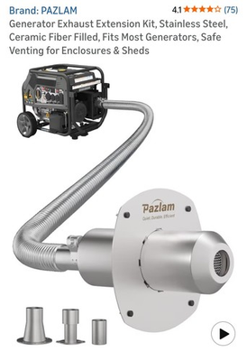 #ad Generator Exhaust Extension Silencer Kit – Universal Fit for Firman Honda $85.50