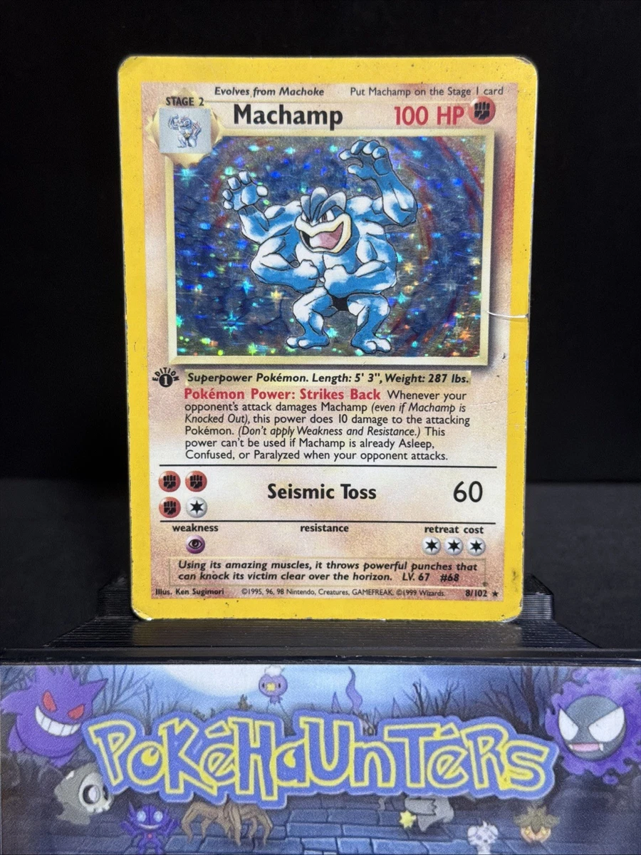 Machamp Pokmon TCG Rare Base Set Individual Collectible Card Game Cards  for sale | eBay