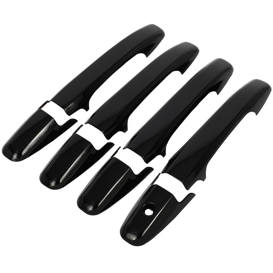 Cubierta de manija de puerta de coche negro brillante ABS para Honda Civic octavo sedán 2006-2011 Foto 4 de 4