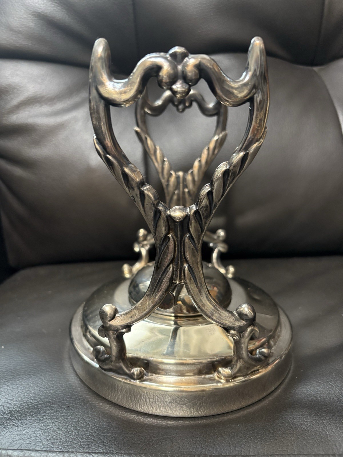 VTG Sheridan Silver Plated Tilting Teapot Kettle & Chafing Burner Set