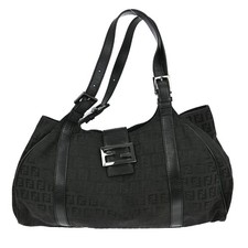 BUYIT12 Fendi Black Zucchino Handbag 2241-8BR463-JQ5049 NQ03550
