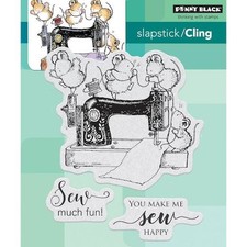 Penny Black Cling Rubber Stamp - Sew Much Fun 40-533