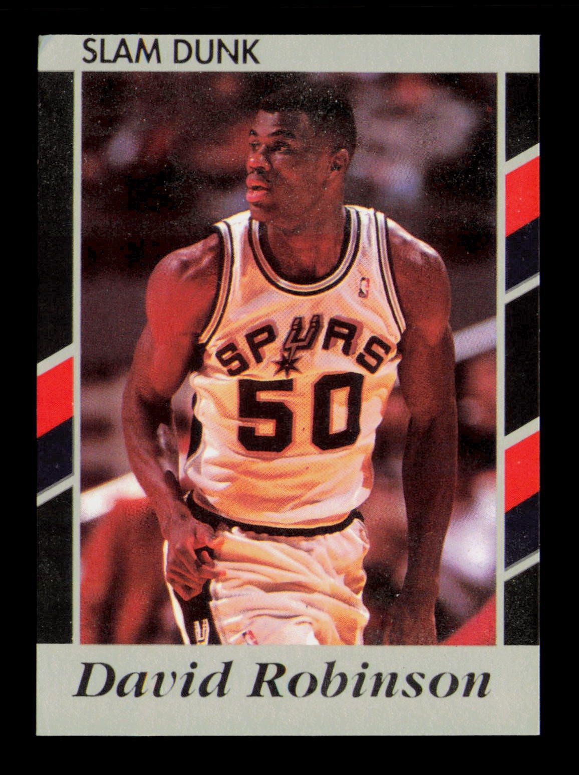 1990-91 Slam Dunk David Robinson (Unlicensed) #4 David Robinson Promos