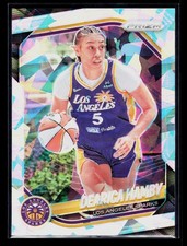 Dearica Hamby 2025 Panini Prizm WNBA White Seismic Prizms #39 Los Angeles Sparks