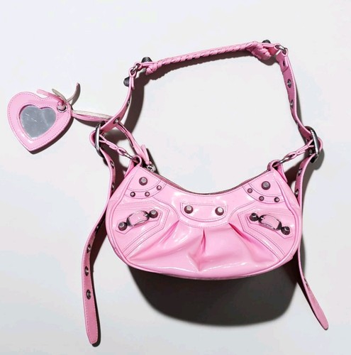 Balenciaga Le Cagole Shoulder Bag XS Pink No Coin Wallet