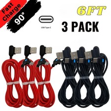 Braided USB Type-C USB-C to USB-A Fast Charge Cable Cord Charger Charging Sync