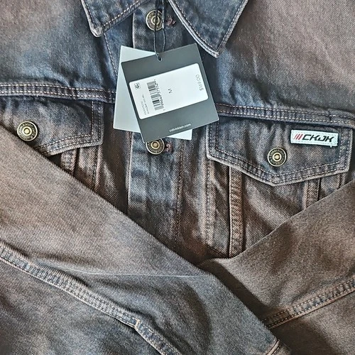 CALVIN KLEIN JUNG KOOK DENIM JACKET MEDIUM CKJK CAPSULE DENIM TRUCKER BTS BROWN - product listing photo