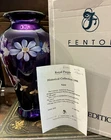 Fenton vintage 1998 ROYAL PURPLE HISTORIC COLLECTION VASE, Original Box, signed
