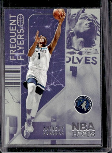 2022-23 Panini Hoops Anthony Edwards Frequent Flyers #1 Timberwolves