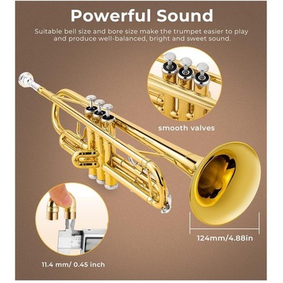 Classic B Flat Trumpet with Accessories