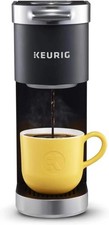 Compact Single Serve Coffee Maker, 6-12oz Brew, Stores 9 Pods, Strong Brew Optio
