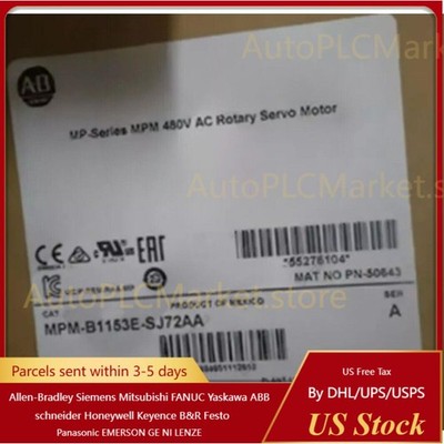 New Sealed AB MPM-B1153E-SJ72AA Servo Motor MPMB1153ESJ72AA Free Shipping