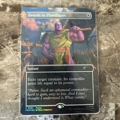 Magic the Gathering PSA Magazine Promo Swords to Plowshares Thanos