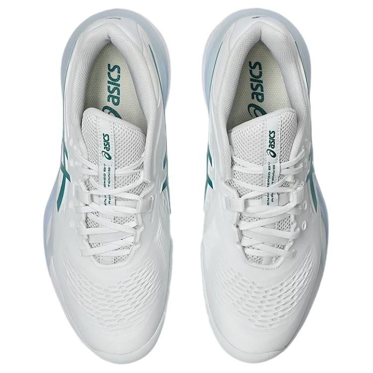 asics レフリーシューズ Size 8.5 - ASICS Gel Resolution X White Pitch Green for sale