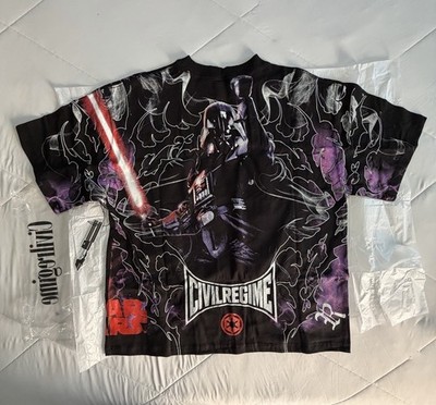 Civil Regime x Star Wars Side by Side Box Darth Vader Tee Size Medium