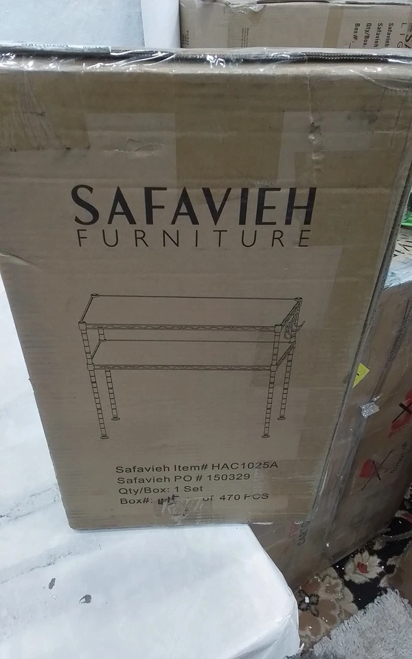 Safavieh LUCIEN 2 TIER MICROWAVE RACK, Reduced Price 2172771679 HAC1025A - Image 4 of 4