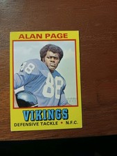 Alan Page #17 1974 Wonder Bread All-Star Series Minnesota Vikings HOF!