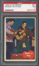1956 ELVIS PRESLEY #41 ROCKIN ON STAGE PSA 7  *DS15687