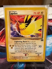 Pokemon Zapdos 23 Black Star Promo WOTC 2000 LP Vintage