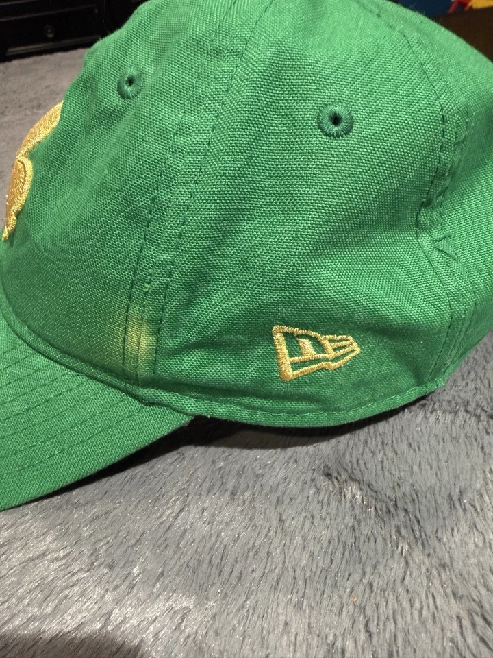 Chapéu de beisebol verde Boston Celtics logotipo trevo 17 campeonatos detalhes dourados! - Imagem 4 de 4