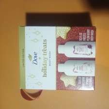 Dove Holiday Treats Body Wash Sugar Cookie Sprinkle and Frosted Plum Berry 6 Oz