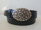 ♥ umjuBELT Gürtelschnalle Leaf Pool Gürtelschließe Wechsel 8 x 6 cm K02949