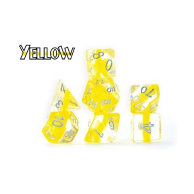 Gate Keeper Neutron Dice Poly Set Yellow (7) New