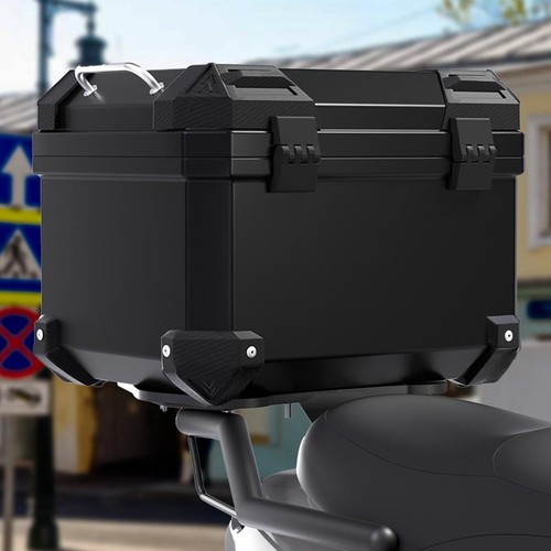 45L Universal Motorcycle Top Case Waterproof Motorbike Trunk Tail Box with Lock - Picture 8 of 8