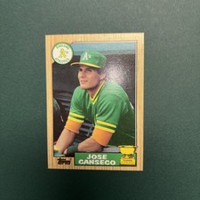 JOSE CANSECO #620 Rookie All-Star Cup1987 Topps Baseball Card MINT Free Shipping. rookie card picture