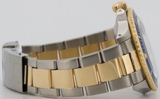 1997 Rolex Submariner Date 40mm BLUE 18K Yellow Gold Stainless Steel 16613 Watch 8