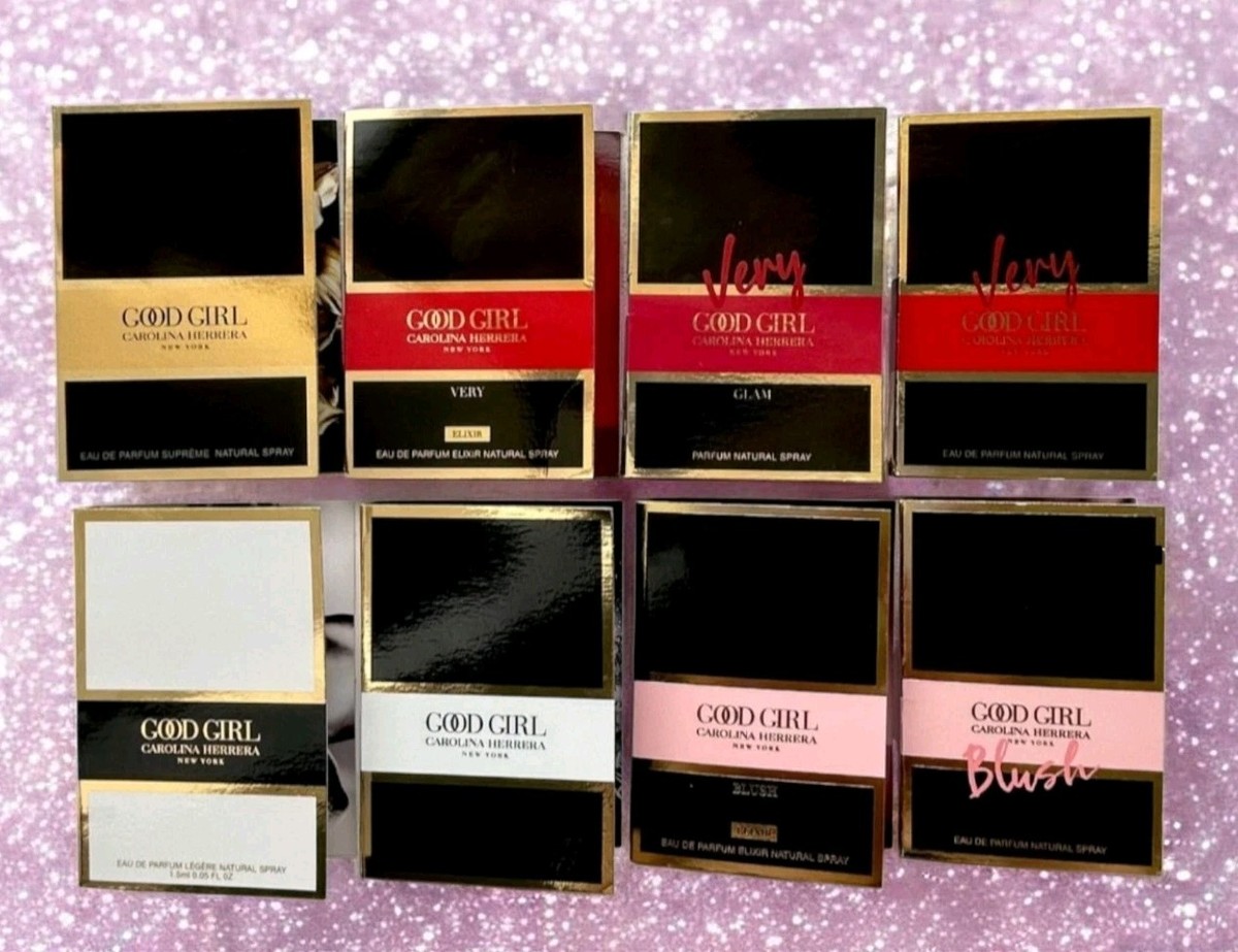 Carolina Herrera Good Girl Perfume Collection 8Pc Sample Vials