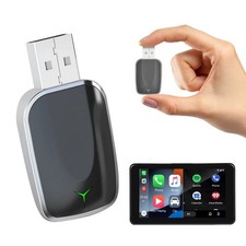 2-in-1 CarPlay Adapter Plug  Play Wired to Wireless Android Auto Adapter