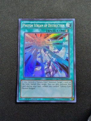Yugioh - Photon Stream of Destruction WSUP-EN011 1st Super Rare NM