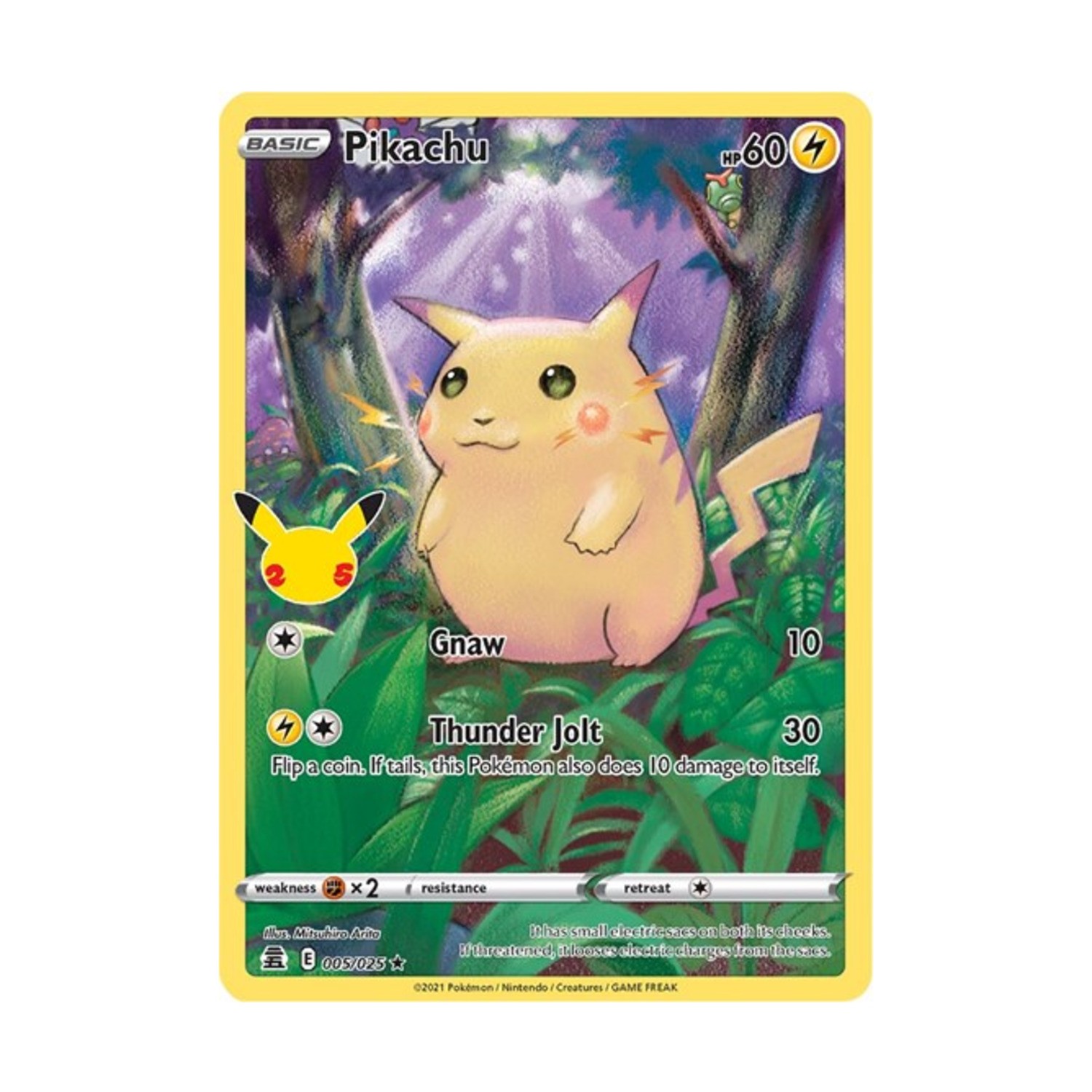 Pokemon Celebrations Pikachu (HR) #005/025 (Holo) NM