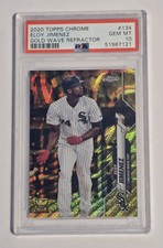 2020 Topps Chrome GOLD WAVE Refractor 6/50 Eloy Jimenez Rookie Cup PSA 10 Gmint!