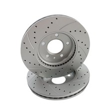Front Drilled Slotted Brake Rotors 55195 300mm Fit LACROSSE REGAL EQUINOX