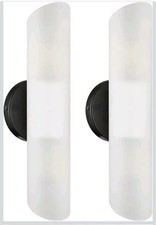 DAYCENT Modern Farmhouse Black Bathroom Light Fixtures Wall Sconces Set of Two